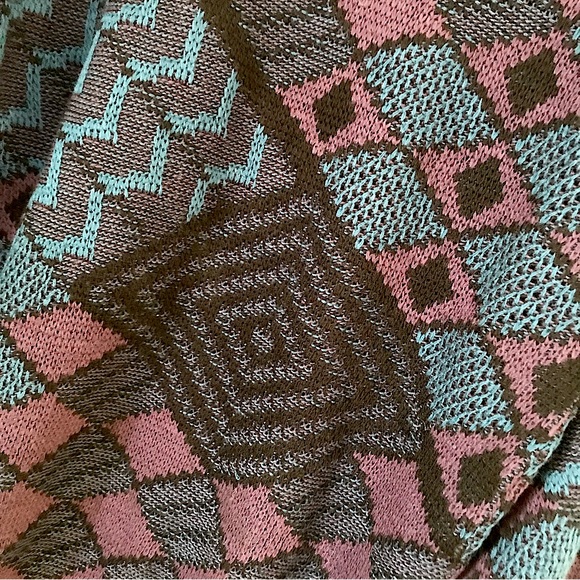 Slouchy Patterned Knit Sweater - Picture 6 of 7